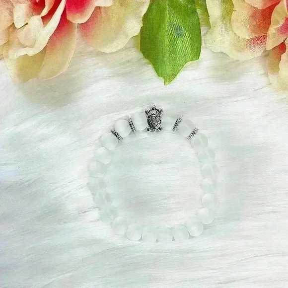 Turtle Moonstone Bracelet - Picture 1 of 7